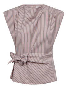 CO' COUTURE TOP, SALVIE PLEAT ROSA