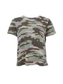 BLACK COLOUR T-SHIRT, ZELDA CAMOUFLAGE