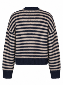 NEO NOIR CARDIGAN, ISANA  NAVY STRIPE