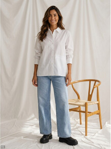 MARTA SKJORTE, 8926 WHITE