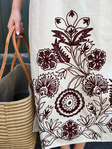 WAUW KJOLE, THE CAPPUCINO BEIGE