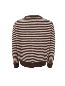 BLACK COLOUR CARDIGAN, DELL STRIPE