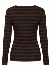 MARTA T-SHIRT, 7702 BLACK/MORO