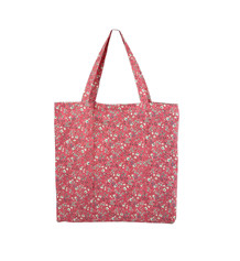 BLACK COLOUR SHOPPER, LULU ROSEBUD ROSE