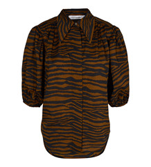 CO' COUTURE SKJORTE, JAVA TIGER BRUN