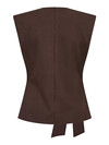 CO' COUTURE TOP, LUNA PLEAT DARK BROWN