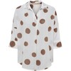 MARTA BLUSE, 851928 RIVA BROWN