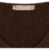 MARTA STRIK VEST, 5114 CHOCOLATE