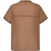 LOLLYS LAUNDRY BLUSE, MYA CAMEL