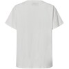 LOLLYS LAUNDRY T-SHIRT, ROMA CLOUD WHITE