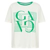 GOSSIA T-SHIRT, BAS CREME DIAMOND GREEN