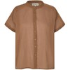 LOLLYS LAUNDRY BLUSE, MYA CAMEL