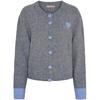 MARTA CARDIGAN, KNA052 GREY/BLUE