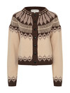 LOLLYS LAUNDRY CARDIGAN, CLARE CREME