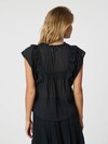 NEO NOIR TOP, JAYLA S VOILE NAVY