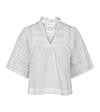 NEO NOIR BLUSE. SIAMA VOILE HVID