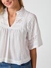 NEO NOIR BLUSE. SIAMA VOILE HVID