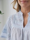 NEO NOIR BLUSE, SIAMA VOILE LIGHT BLUE