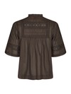 NEO NOIR BLUSE, SIAMA DARK BROWN