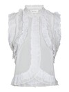 NEO NOIR TOP, CELIA RUFFLE WHITE