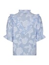 NEO NOIR BLUSE, MANET JACQUARD LIGHT BLUE