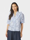 NEO NOIR BLUSE, MANET JACQUARD LIGHT BLUE