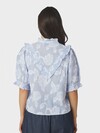 NEO NOIR BLUSE, MANET JACQUARD LIGHT BLUE