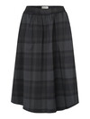 LOLLYS LAUNDRY NEDERDEL, ELLA MIDI DARK GREY 