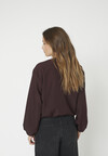 CO' COUTURE JAKKE, LUNA BALLOON ZIP WINERED