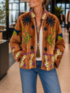 QNUZ JAKKE, 9498 CAMEL VELOUR