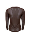 BLACK COLOUR, JESSIE MESH BLOUSE BROWN 