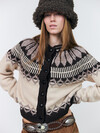 LOLLYS LAUNDRY CARDIGAN, CLARE CREME