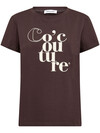 CO' COUTURE T-SHIRT, 43002 CHOKOLADE