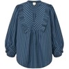 GOSSIA BLUSE, MEE VIBS BLUE STRIPES