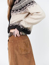 LOLLYS LAUNDRY CARDIGAN, CLARE CREME