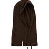 MARTA BALACLAVA, FMHK6480 DARK BROWN