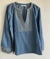 AMAZE CPH BLUSE, GWEN EMBROIDERY