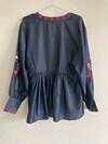 WAUW BLUSE, HEART CHAMBRAY