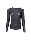 BLACK COLOUR BLUSE, JESSIE MESH BLACK
