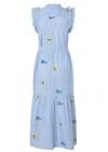 LOLLYS LAUNDRY KJOLE, HARRIE MAXI LIGHT BLUE