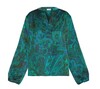 LOVE & DIVINE BLUSE, LOVE1019-1 GREEN PAISLEY