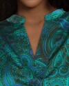 LOVE & DIVINE BLUSE, LOVE1019-1 GREEN PAISLEY