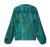 LOVE & DIVINE BLUSE, LOVE1019-1 GREEN PAISLEY