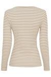 MARTA T-SHIRT, 49066 BEIGE STRIB