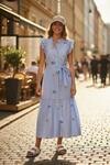 LOLLYS LAUNDRY KJOLE, HARRIE MAXI LIGHT BLUE