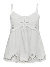 CO'COUTURE TOP, ASTOR SINGLET WHITE
