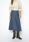 MOS MOSH NEDERDEL, AURORA LIO SKIRT DARK BLUE 
