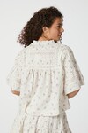 NEO NOIR BLUSE, SIAMA DOBBY FLOWER