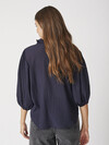 CO ´ COUTURE BLUSE, ANIKA FRILL NAVY