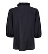 CO ´ COUTURE BLUSE, ANIKA FRILL NAVY